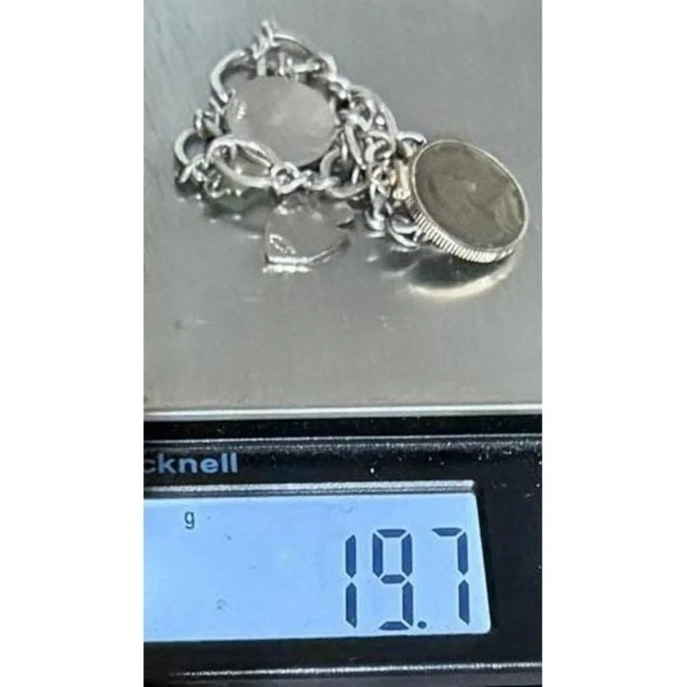 Vintage Canadian Sterling Charm Bracelet with Vintage Charms